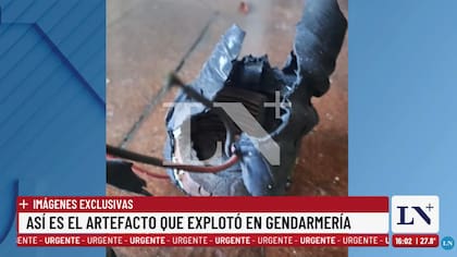 La bomba que explotó en Gendarmería