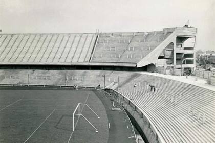 La Bombonera en construcción, en 1939