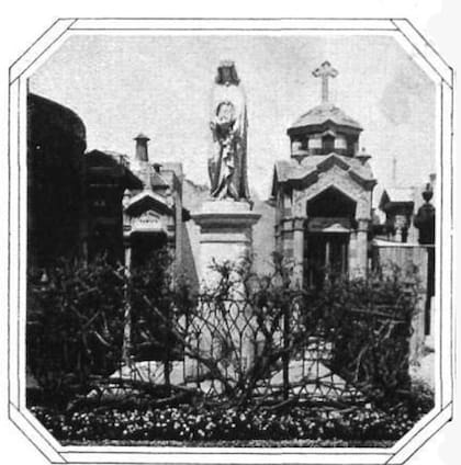 La bóveda en una imagen que se publicó en la revista Caras y Caretas, en 1933