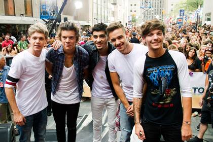Niall Horan, Harry Styles, Zayn Malik, Liam Payne y Louis Tomlinson, los cinco One Direction