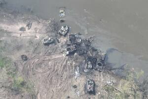 El Ejército ruso perdió casi todo un batallón al intentar cruzar un río en el este de Ucrania