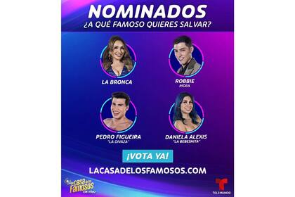 La Bronca, la Divaza, Robbie Mora y la Bebeshita están nominados