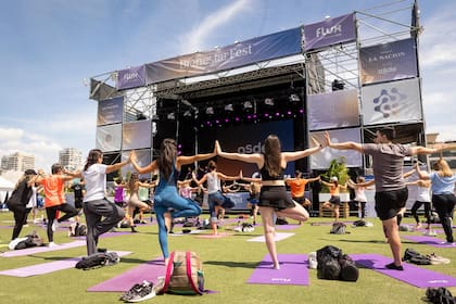 La buena onda y la energía positiva, contagiosas, fueron una constante