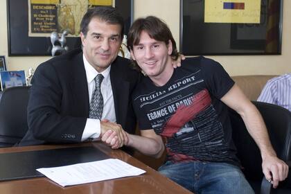 La buena relación entre Messi y Laporta data de años y es clave en la negociación de su nuevo contrato