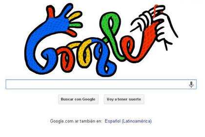 La bufanda animada de Google, por el 21 de junio