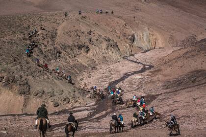 La cabalgata por los Andes, una expedición de tono épico.