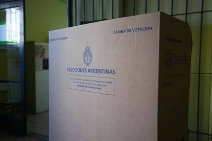 La cabina de votación de estas elecciones