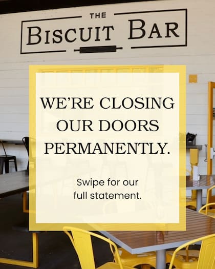 La cadena anunció el cierre de todos sus locales a través de una publicación de Instagram