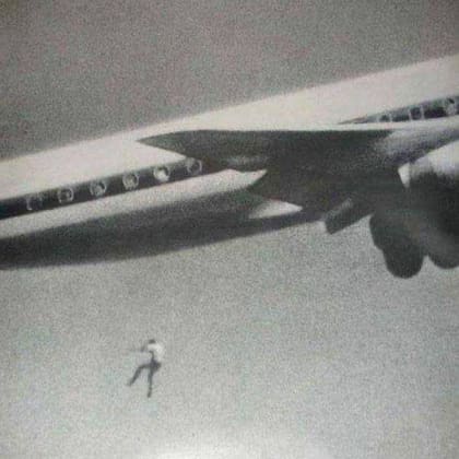 La caída de Keith Sapsford fue registrada involuntariamente por el fotógrafo John Gilpin