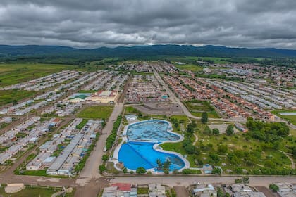 Vista aérea de El Cantri, el barrio emblema de la Tupac Amaru donde viven unas 2000 familias