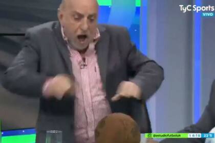 La caída primero provocó susto y luego risas