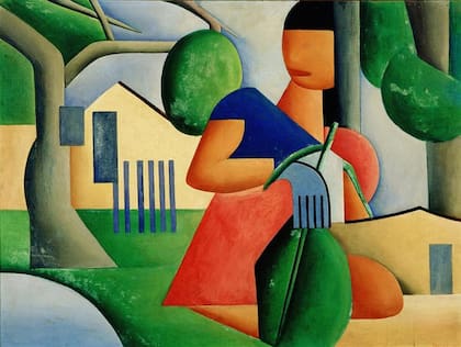"La caipirinha" (1923), Tarsila do Amaral (Bolsa de Arte, San Pablo, 2020)