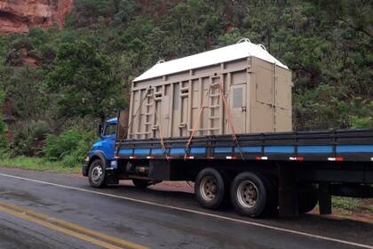La caja donde será trasladada Mara fue construida en Brasil y ya está en camino hacia Buenos Aires