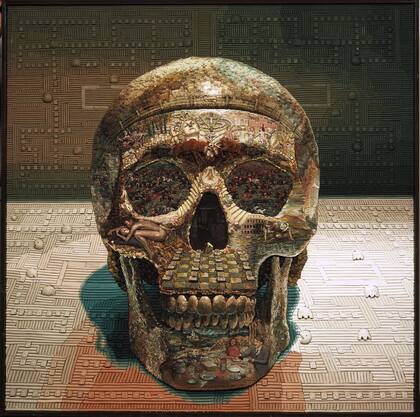 La "Calavera 5" de Mondongo será ofrecida por Barro en Art Basel