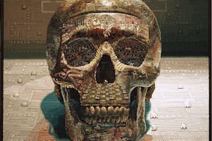 La "Calavera 5" de Mondongo vendida por Barro a Eduardo Costantini en Art Basel