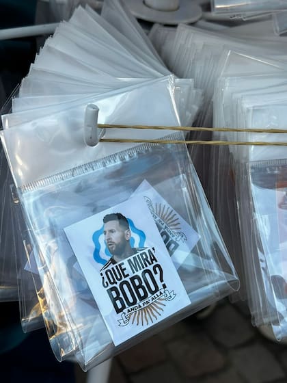 La calcomanía de Messi