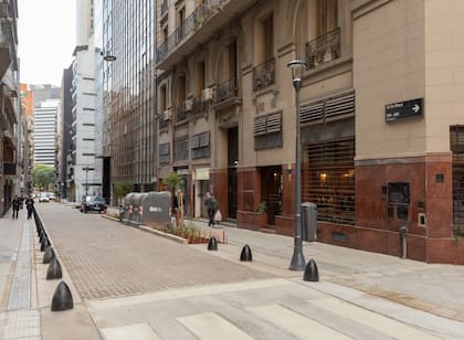 La calle 25 de Mayo, en el microcentro porteño