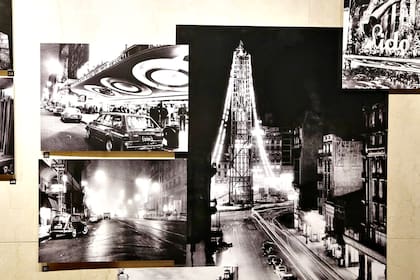 La calle Corrientes, el archivo fotográfico de La Nación en sus 150 años: construcción del Obelisco en 1936