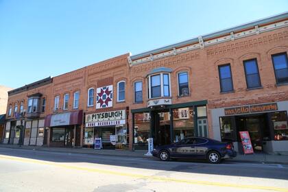 La calle principal de la pequeña Berlín es Huron-Broadway Street