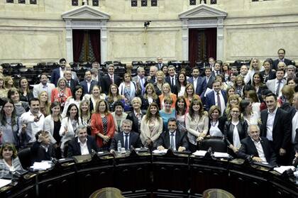 La Cámara de Diputados aprobó la ley de paridad de género el 23 de noviembre de 2017, por 165 votos contra 4