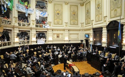 La Cámara de Diputados bonaerense, en la ceremonia de jura de los nuevos legisladores