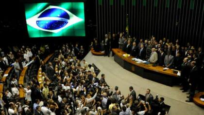 La cámara de Diputados de Brasil