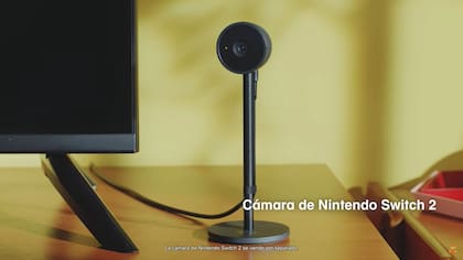 La cámara de la Nintendo Switch 2 (opcional) permitirá videollamadas dentro de los juegos