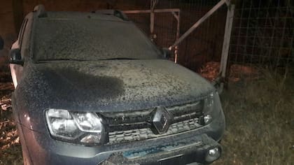 La camioneta quemada