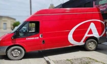 La camioneta de Andreani