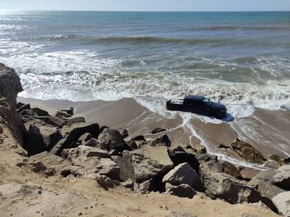 La camioneta del hombre detenido había sido encontrada en el mar de Miramar