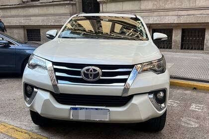 La camioneta del juez Rosatti