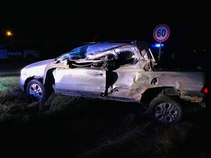 La camioneta fue impactada por un camión del Correo Argentino, cuyo conductor estaba alcoholizado