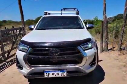 La camioneta que tenía en su poder el abogado de Sena