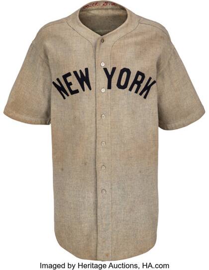 La camiseta de Babe Ruth que se vendió por más de 24 millones de dólares