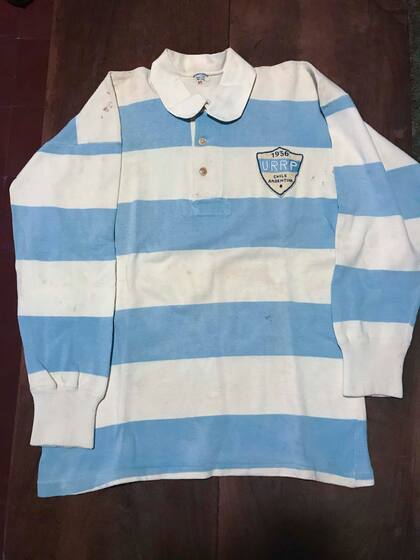 La camiseta de J.J.Tagliabue (Belgrano Athletic Club )