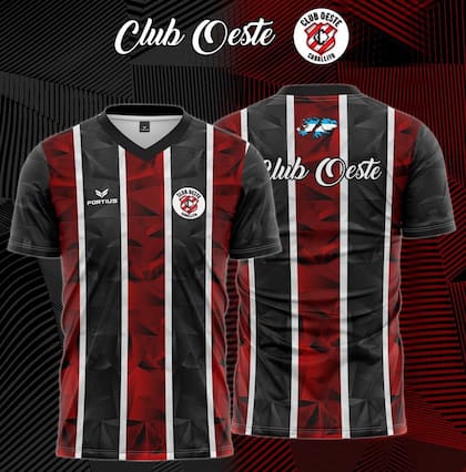La camiseta del Club Oeste que tiene en su poder Lionel Messi