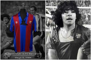 La camiseta de Maradona en “la batalla del Bernabeu”, con una subasta récord y con una historia sorprendente