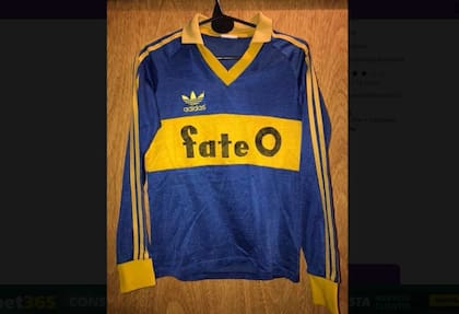 La camiseta que usó Boca en la temporada 85/86, entre las 33 más lindas de la historia