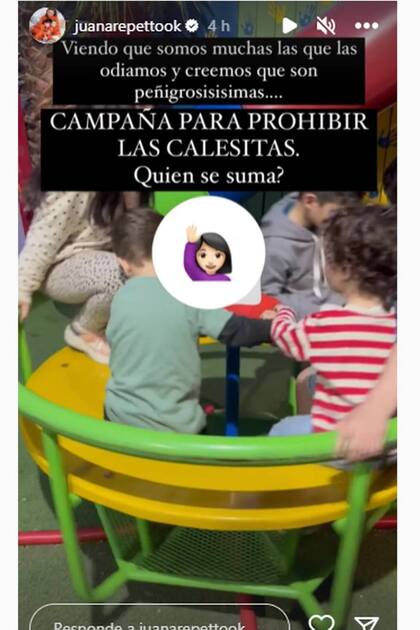 La campaña de Juana Repetto para prohibir las calesitas generó un mar de críticas en redes sociales