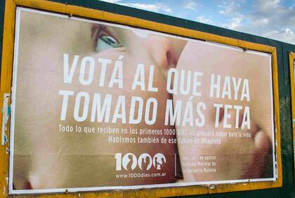 La campaña en el vía pública