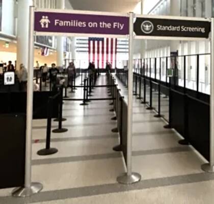 La campaña ofrece filas de seguridad exclusivas para familias con niños menores de 12 años