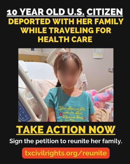 La campaña para reclamar que la familia puede regresar a EE.UU.