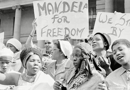La campaña por la liberación de Mandela fue tomando impulso durante la década de 1980