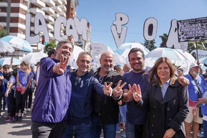 La Cámpora hizo una masiva convocatoria este 24 de marzo en el centro porteño, en medio de la interna oficialista