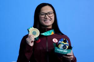 La china adoptada por canadienses con problemas de vista y que arrasó en la natación