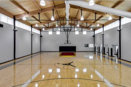 La cancha de básquetbol personalizada