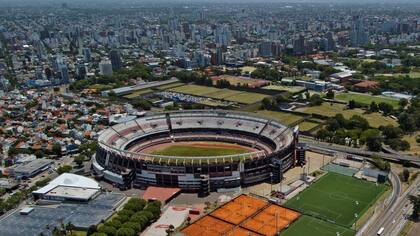 La cancha de River está en pleno barrio de nuñez
