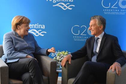 Macri se reunió con la canciller Angela Merkel en la Casa Argentina montada en Davos en paralelo al Foro Económico Mundial