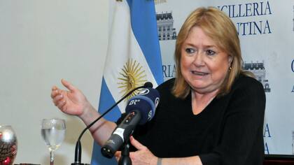 La canciller, Susana Malcorra