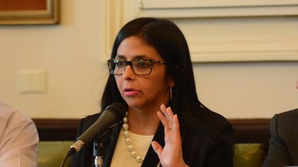 La canciller venezolana, Delcy Rodríguez